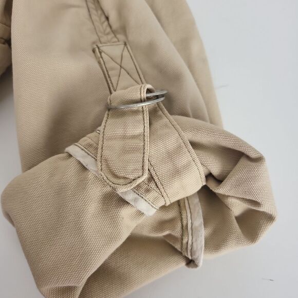 Kensie Tan Cotton Canvas Utility Jacket M - Picture 13 of 13